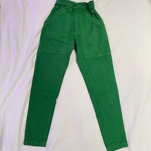 Big Bud Press Kelly Green Pencil Pants Size XXS!